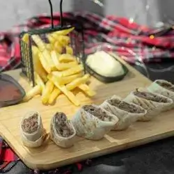 Meat Saj With Cheese
