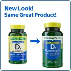 D3 5000IU 250 softgels