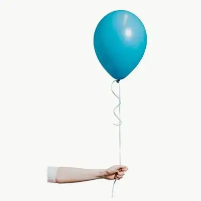 Blue Standard Helium Balloon