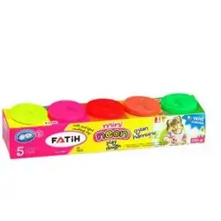 Set Clay neon Play Dough Fatih/5 color