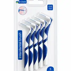 B Dent interdental brush 0.6mm 5 count