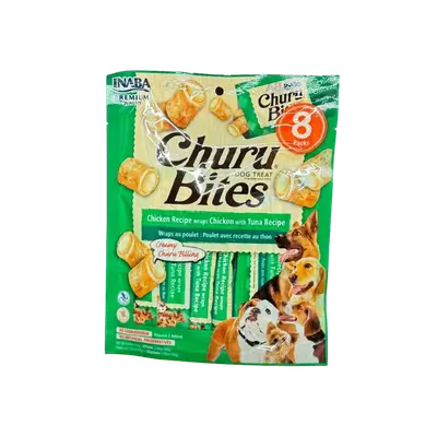 Inaba – Churu Fun Bites – Chicken Wrap with Chicken & Tuna 8 Packs