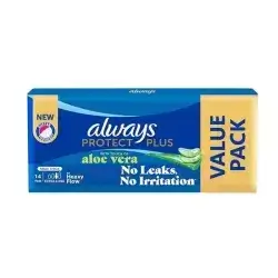 Always Protect Plus With Touch Of Aloe Vera Maxi Thick Extra Long 14