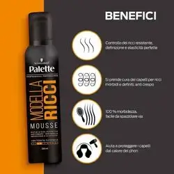 Palette Modella Ricci 250 Ml. Professional - Mousse For Hair-2