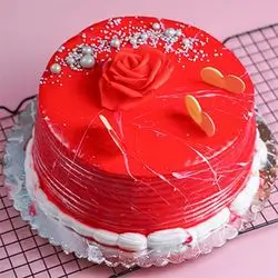 Jelly & Vanilla Round Cake