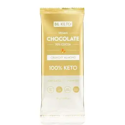 Discover The Taste Of Vegan Keto Chocolate Enriched With Crunchy Almonds And Nutritious Mct Oil.