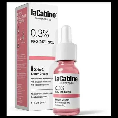LaCabine Monoactives 0.3% Pro-Retinol Anti-Wrinkle Serum Cream For All Skin Types 30ml