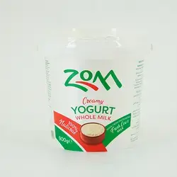 Zom Fresh Whole Milk Creamy Yoghurt 900G