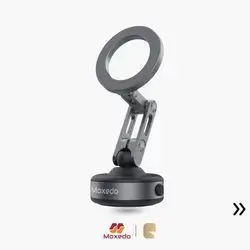 Moxedo Innovation Series | Intelligent Vacuum Suction Magnetic MagSafe Electric Phone Mount