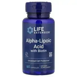 Alpha-Lipoic Acid with biotin (life extension)60capsul