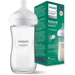 AVENT NATURAL RESPONSE PURE GLASS 240 ML