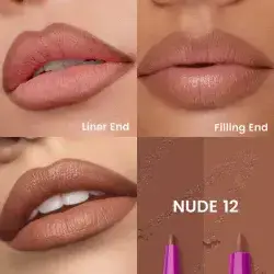 Pudaier Nude Lipstick Duo -12