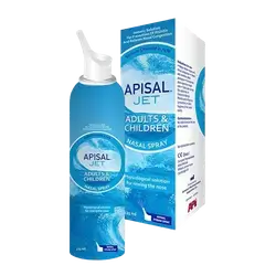 APISAL JET Adults & Children Nasal Spray Solution for Rinsing Nose 125ml _ API