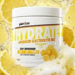Per4m Hydrate Electrolyte Mix Lemon Sherbet Fizz 30 Servings