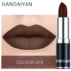 HANDAIYAN Matte Moisturizing Lipstick, Velvet Lipstick - Shade:10