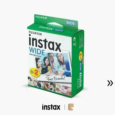 FUJIFILM Instax Wide Instant Film Sheets 20Pcs (10x2)