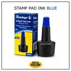STAMP INK,BLUE.