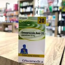 Omeprazole Awa 20mg 14 capsules