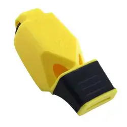 Fox 40 Fuziun CMG Pealess Referee Whistle with Cushioned Mouth Grip (Yellow)