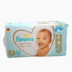 Pampers Diapers No. 3, 62 Count
