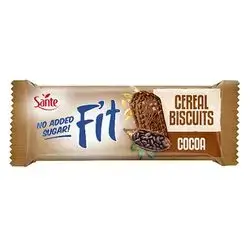 Sante Fit Cocoa Cereal Biscuits No Add Sugar, 50g