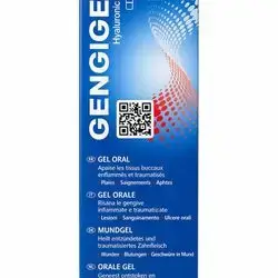 Gengigel Oral Gel 20ml Hyaluronic Acid Mouth Ulcer Treatment