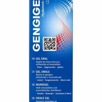 Gengigel Oral Gel 20ml Hyaluronic Acid Mouth Ulcer Treatment