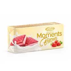 Sandra Moments biscuits Strawberry 90g