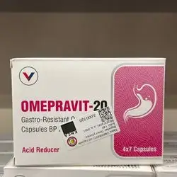 Omepravit-20 omeprazole 20mg 4x7 capsule