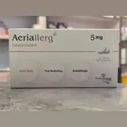 aeriallerg desloratadine 5mg 30tablets once daily