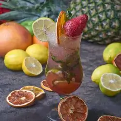 Watermelon Strawberry Mojito