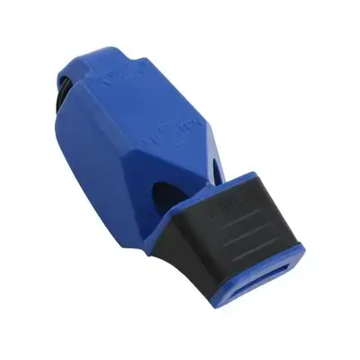 Fox 40 Fuziun CMG Pealess Referee Whistle with Cushioned Mouth Grip (Blue)