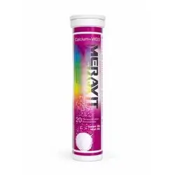 MERAVIT calcium+vitaminD (20 effervescent tablet)