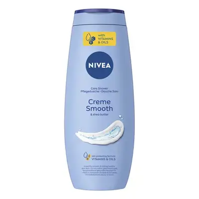 جل الاستحمام نيفيا سموث كريم 750 مل//ينظف Nivea Creme Smooth Shower Cream بعمق مع احترام مستويات الأس الهيدروجيني للبشرة. في الواقع ، يحتوي على زبدة الشيا لإضفاء نعومة غير مسبوقة!