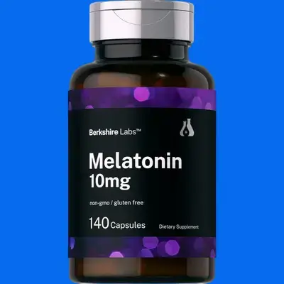Horbäach Berkshire Labs Melatonin 10mg | 140 Quick Release Capsules Melatonin