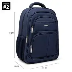 Flamingo Leather Backpack – Model #2, 4 Zippers