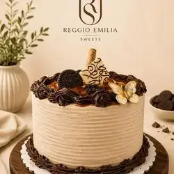 Birthday Cake - Chocolate Biscuit Design