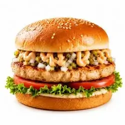 Chicken Burger With Cheese