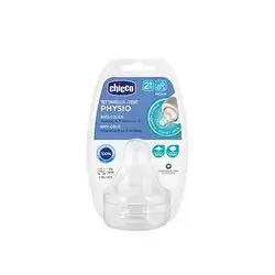 Chicco Physio Anti-Colic Teat Medium Flow 2M+ 2 Pcs