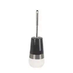 Lucas Silver Toilet Brush Seramic