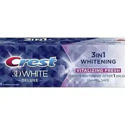Crest 3D White 3 In 1 Whitening Toothpaste