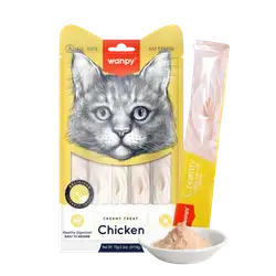 Wanpy cream snack cats