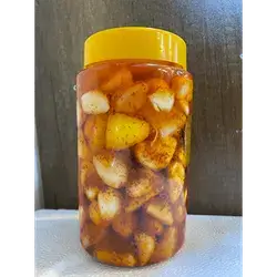 Hot Marinated Garlic