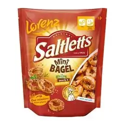 Lorenz Saltletts Mini Bagel Herbs 100 Gm