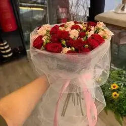 Baby Rose and Rose Red Bouquet