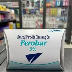 perobar %5 benzoyl peroxide cleansing bar _ajanta