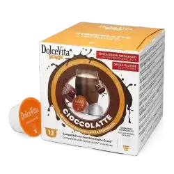 Dolce Vita Milk Chocolate Compatible Capsules for Dolce Gusto® – 12 Capsules