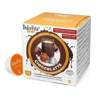 Dolce Vita Milk Chocolate Compatible Capsules for Dolce Gusto® – 12 Capsules