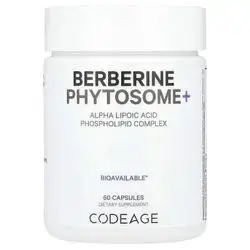 Codeage Berberine Phytosome+ 60 tablets nutritional supplement