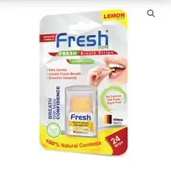 Fresh strips lemon